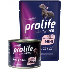 Prolife Grain Free sensitive maiale con patate - adult umido 100gr