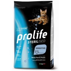 Prolife Sterilizzato sensitive pesce bianco e patate - gatto 1,5kg