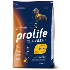 Prolife Dual Fresh Agnello Bufalo e riso - Adult Mini 600gr